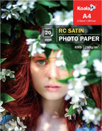 Koala Photo Paper Satin Resin Coated Semi-Gloss Photo Paper for inkjet printer 260gsm A4 20 sheets per pack, available from Australia, shipping across Australia and New Zealand, great for premium and professional prints and flexible magnets