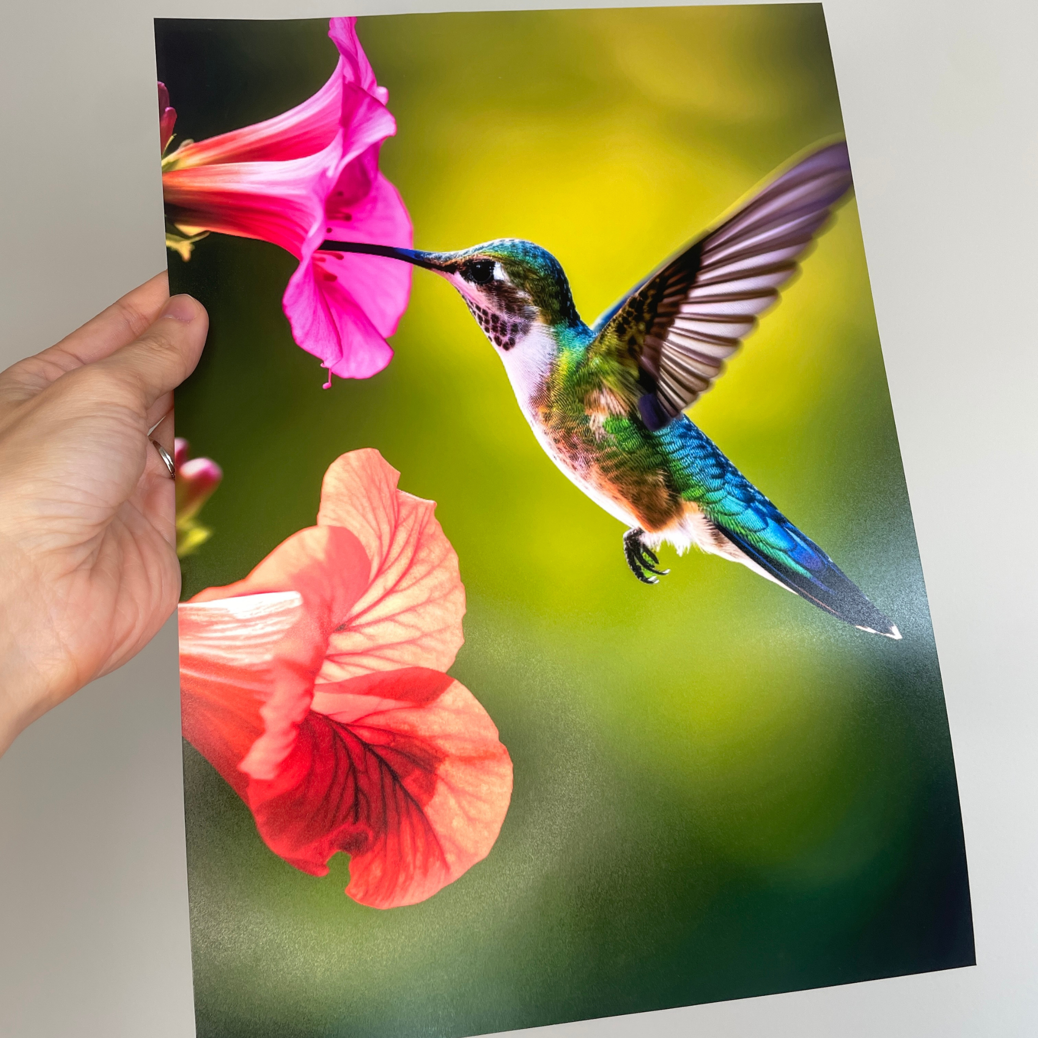 koala photo paper satin 260gsm a4 colourful bird full print