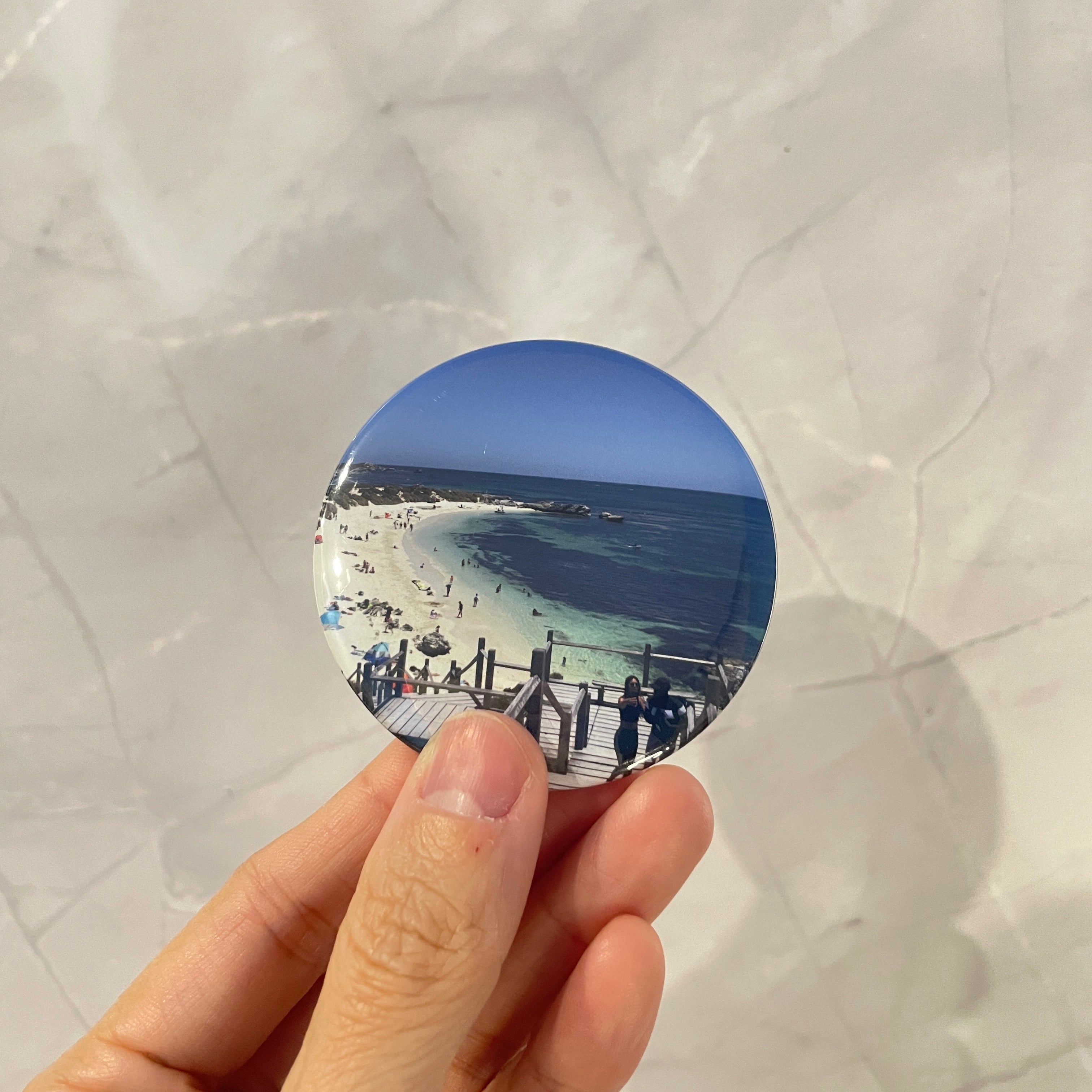 Personalised Round Photo Magnets (58mm)